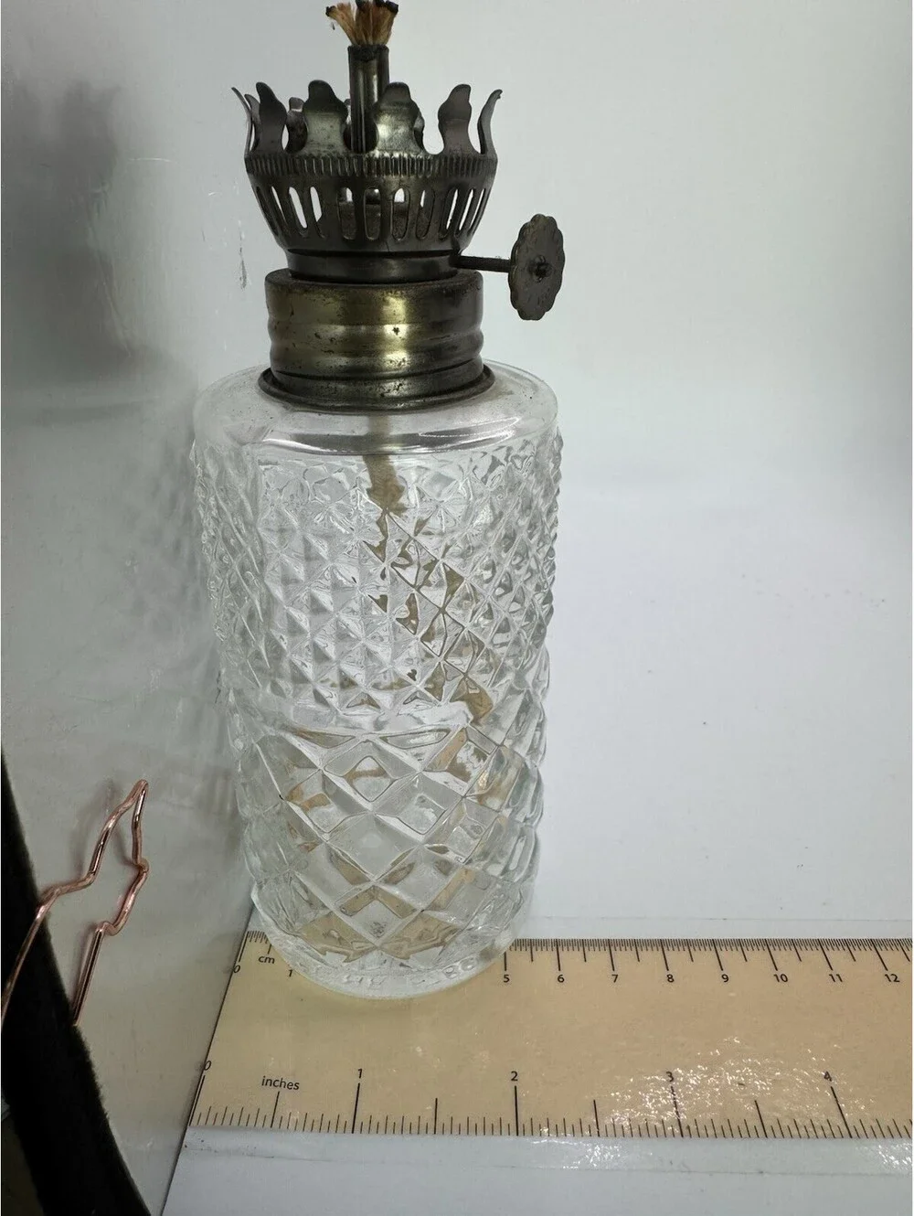 Vtg 1985 Austrian Lamplight Farms Crystal Glass Oil Lamps 6
